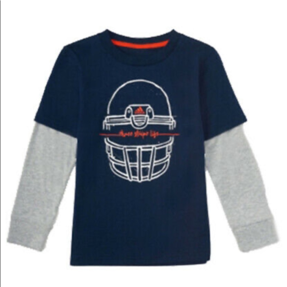 Boys size 7 - Adidas Long Sleeve Shirt